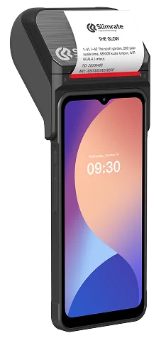 Slimrate handheld EMV terminal